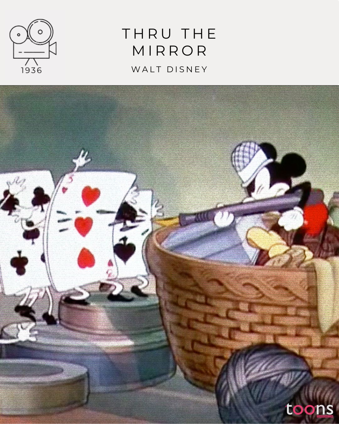 Explore Thru the Mirror (1936), a whimsical Mickey Mouse short inspired by Lewis Carroll. Discover surreal animation, Fred Astaire-inspired dancing, and Disney’s early storytelling brilliance.