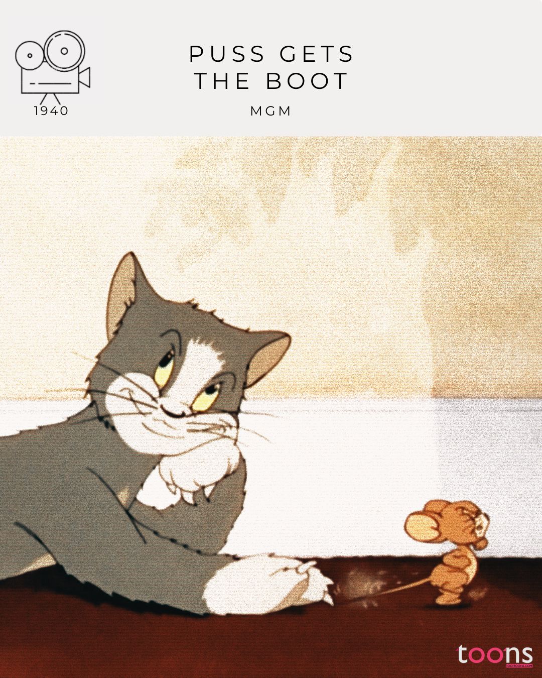 Discover Puss Gets the Boot (1940), the debut cartoon that introduced Tom and Jerry. Learn how this classic short started a legendary series of slapstick animation.