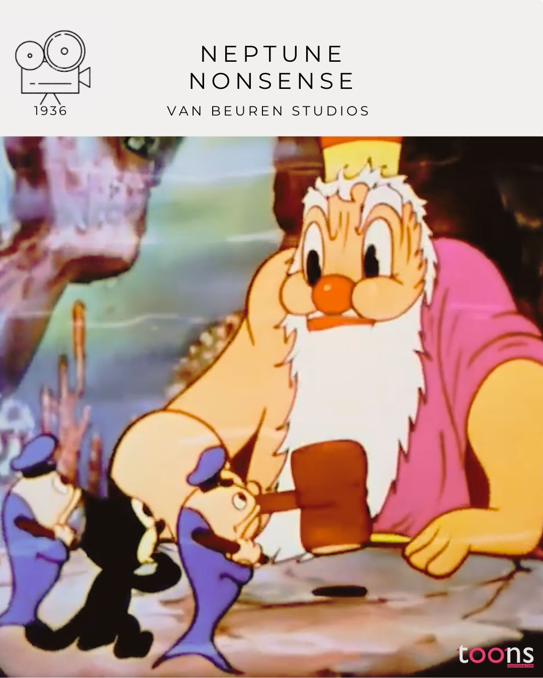 Neptune Nonsense (1936) brought Felix the Cat back in a kid-friendly, colorful underwater cartoon. Learn how Van Beuren Studios modernized Felix for a new generation with sound and surreal visuals.

