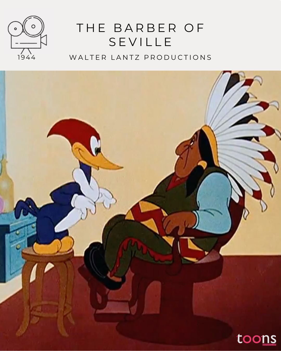 Discover The Barber of Seville (1944), Woody Woodpecker’s high-energy cartoon classic that merges Rossini’s opera with manic comedy. A landmark in animation history.