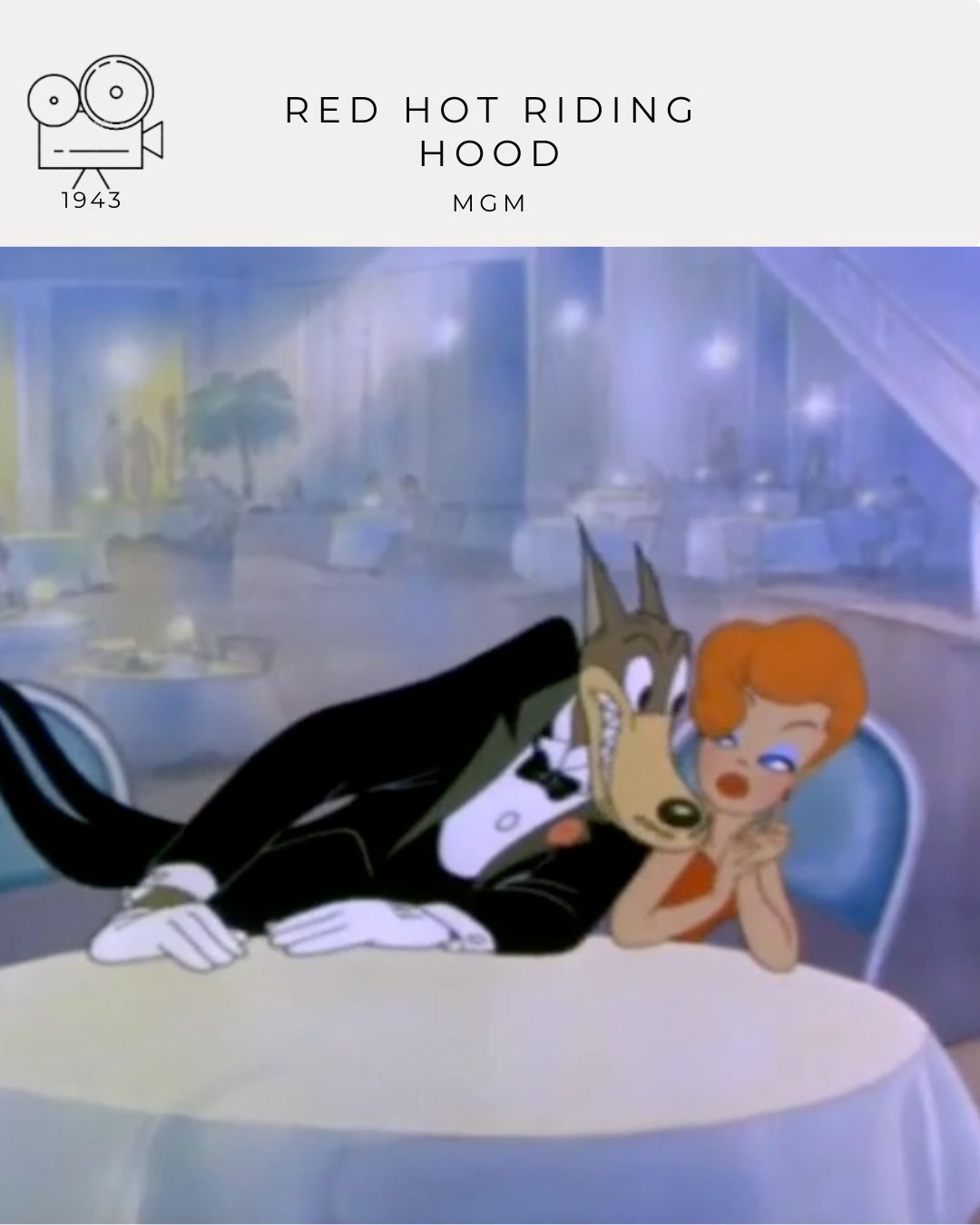 Discover Tex Avery’s Red Hot Riding Hood (1943), a groundbreaking MGM cartoon that reinvented the fairy tale with risqué humor, nightclub glamour, and iconic gags. A timeless classic of Golden Age animation.